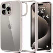 Spigen Ultra Hybrid zadní kryt pro Apple iPhone 15 Pro titanový
