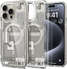 Spigen Ultra Hybrid Zero One zadní kryt s podporou MagSafe pro Apple iPhone 15 Pro titanový