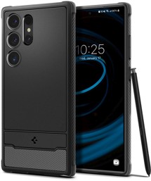Spigen Rugged Armor odolný zadní kryt pro Samsung Galaxy S24 Ultra černý