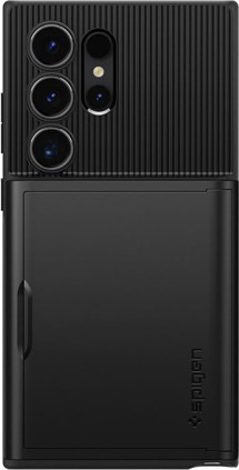 Spigen Slim Armor CS zadní kryt s prostorem na karty pro Samsung Galaxy S24 Ultra černý