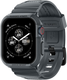Spigen Rugged Armor Pro pouzdro s řemínkem pro Apple Watch 45 / 44mm šedé