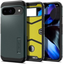 Spigen Tough Armor odolný zadní kryt pro Google Pixel 9 / 9 Pro zelený
