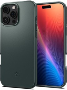 Spigen Thin Fit tenký zadní kryt s podporou MagSafe pro Apple iPhone 16 Pro Max zelený