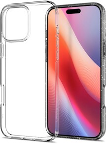 Spigen Liquid Crystal Glitter zadní kryt pro Apple iPhone 16 Pro Max čirý