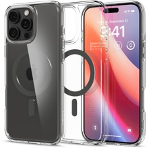 Spigen Ultra Hybrid zadní kryt s podporou MagSafe pro Apple iPhone 16 Pro Max grafitově šedý