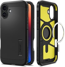 Spigen Tough Armor odolný zadní kryt s podporou MagSafe pro Apple iPhone 16 Plus černý