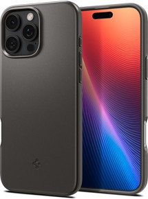 Spigen Thin Fit tenký zadní kryt s podporou MagSafe pro Apple iPhone 16 Pro šedý