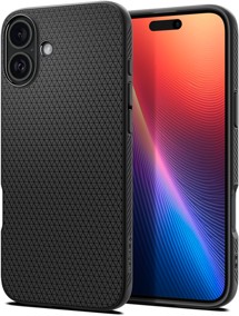 Spigen Liquid Air zadní kryt pro Apple iPhone 16 černý