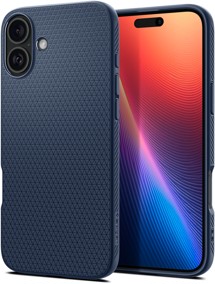 Spigen Liquid Air zadní kryt pro Apple iPhone 16 modrý