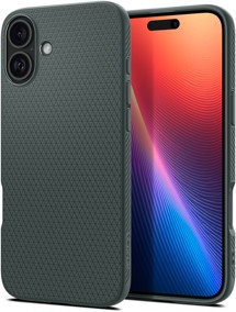 Spigen Liquid Air zadní kryt pro Apple iPhone 16 zelený