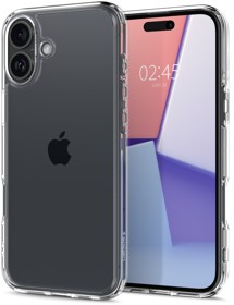 Spigen Ultra Hybrid zadní kryt pro Apple iPhone 16 čirý