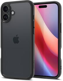 Spigen Ultra Hybrid zadní kryt pro Apple iPhone 16 čirý / černý