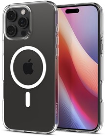 Spigen Liquid Crystal zadní kryt s podporou MagSafe pro Apple iPhone 16 Pro Max čirý