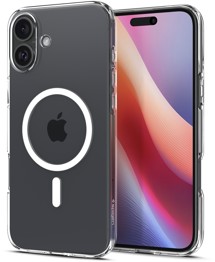 Spigen Liquid Crystal zadní kryt s podporou MagSafe pro Apple iPhone 16 Plus čirý