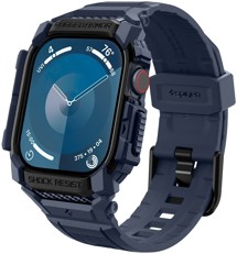 Spigen Rugged Armor Pro kompletní pouzdro s řemínkem pro Apple Watch Series 10 42mm modré
