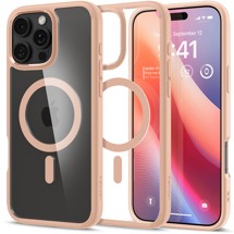 Spigen Ultra Hybrid zadní kryt s podporou MagSafe pro Apple iPhone 16 Pro Max růžový