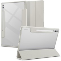 Spigen Ultra Hybrid Pro flipové pouzdro pro Samsung Galaxy Tab S10 Ultra / S9 Ultra / S8 Ultra šedé