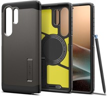 Spigen Tough Armor odolný zadní kryt s podporou MagSafe pro Samsung Galaxy S25 Ultra šedý