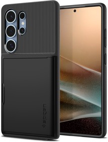 Spigen Slim Armor CS zadní kryt s prostorem na karty pro Samsung Galaxy S25 Ultra černý