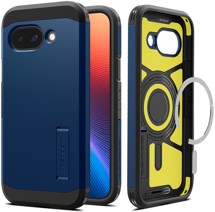 Spigen Tough Armor odolný zadní kryt s podporou MagSafe pro Google Pixel 9a modrý