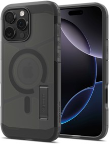 Spigen Tough Armor T odolný zadní kryt s podporou MagSafe a stojánkem pro Apple iPhone 16 Pro Max matný