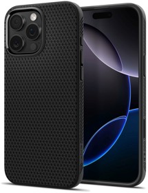 Spigen Liquid Air T zadní kryt s podporou MagSafe pro Apple iPhone 16 Pro Max černý