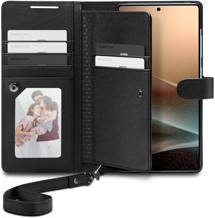 Spigen Wallet S flipové pouzdro pro Samsung Galaxy S25 Ultra černé