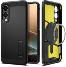 Spigen Tough Armor odolný zadní kryt s podporou MagSafe pro Samsung Galaxy S25 Edge černý