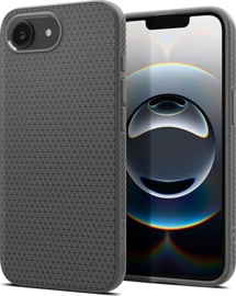 Spigen Liquid Air zadní kryt pro Apple iPhone 16e šedý