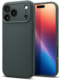 Spigen Liquid Air zadní kryt pro Apple iPhone 17 Pro Max zelený