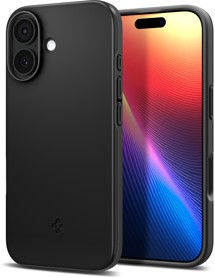 Spigen Thin Fit tenký zadní kryt s podporou MagSafe pro Apple iPhone 17 černý