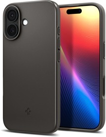 Spigen Thin Fit tenký zadní kryt s podporou MagSafe pro Apple iPhone 17 šedý