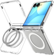 Spigen Ultra Hybrid Pro zadní kryt s podporou MagSafe pro Samsung Galaxy Z Flip8 bílý