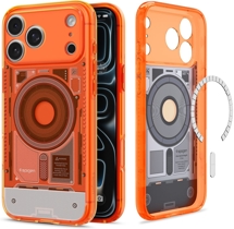 Spigen Ultra Hybrid zadní kryt s podporou MagSafe pro Apple iPhone 18 Pro/17 Pro oranžový