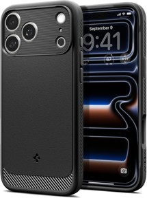 Spigen Rugged Armor odolný zadní kryt s podporou MagSafe pro Apple iPhone 18 Pro Max/17 Pro Max černý