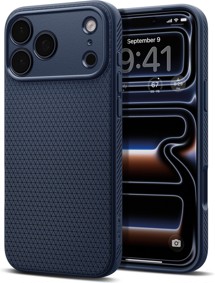 Spigen Liquid Air zadní kryt pro Apple iPhone 18 Pro Max/17 Pro Max modrý
