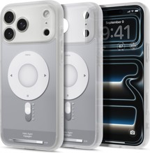Spigen Ultra Hybrid zadní kryt s podporou MagSafe pro Apple iPhone 18 Pro Max/17 Pro Max stříbrný