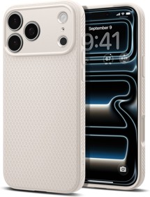 Spigen Liquid Air zadní kryt pro Apple iPhone 18 Pro/17 Pro titanový