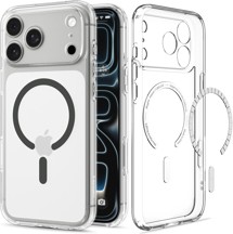 Spigen Ultra Hybrid zadní kryt s podporou MagSafe pro Apple iPhone 18 Pro/17 Pro šedý