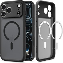 Spigen Ultra Hybrid zadní kryt s podporou MagSafe pro Apple iPhone 18 Pro/17 Pro černý / matný