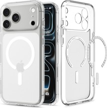 Spigen Ultra Hybrid zadní kryt s podporou MagSafe pro Apple iPhone 18 Pro/17 Pro bílý / matný