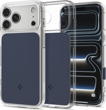 Spigen Ultra Hybrid T zadní kryt s podporou MagSafe pro Apple iPhone 18 Pro/17 Pro modrý
