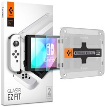 Spigen Glass.tR EZ Fit tvrzené sklo pro Nintendo Switch OLED 2ks