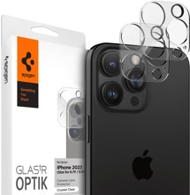 Spigen Glass.tR Optik tvrzené sklo na čočky fotoaparátu pro Apple iPhone 16/15/14 Pro + 16/15/14 Pro Max 2ks čiré