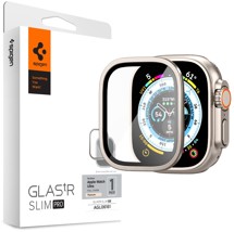 Spigen Glass.tR Slim Pro tvrzené sklo pro Apple Watch Ultra 49mm béžové