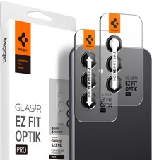 Spigen Glass.tR EZ Fit Optik Pro tvrzené sklo na čočky fotoaparátu pro Samsung Galaxy S23 FE 2ks černé