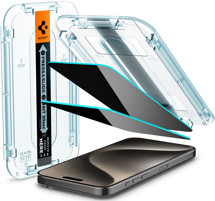 Spigen Glass.tR EZ Fit HD Privacy tvrzené sklo pro Apple iPhone 15 Pro Max