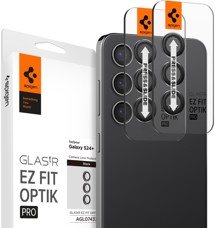 Spigen Glass.tR EZ Fit Optik Pro tvrzené sklo na čočky fotoaparátu pro Samsung Galaxy S24+ 2ks černé