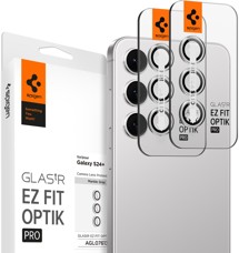 Spigen Glass.tR EZ Fit Optik Pro tvrzené sklo na čočky fotoaparátu pro Samsung Galaxy S24+ 2ks šedé