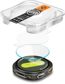 Spigen Glass.tR EZ Fit tvrzené sklo pro Samsung Galaxy Watch8 44mm 2ks